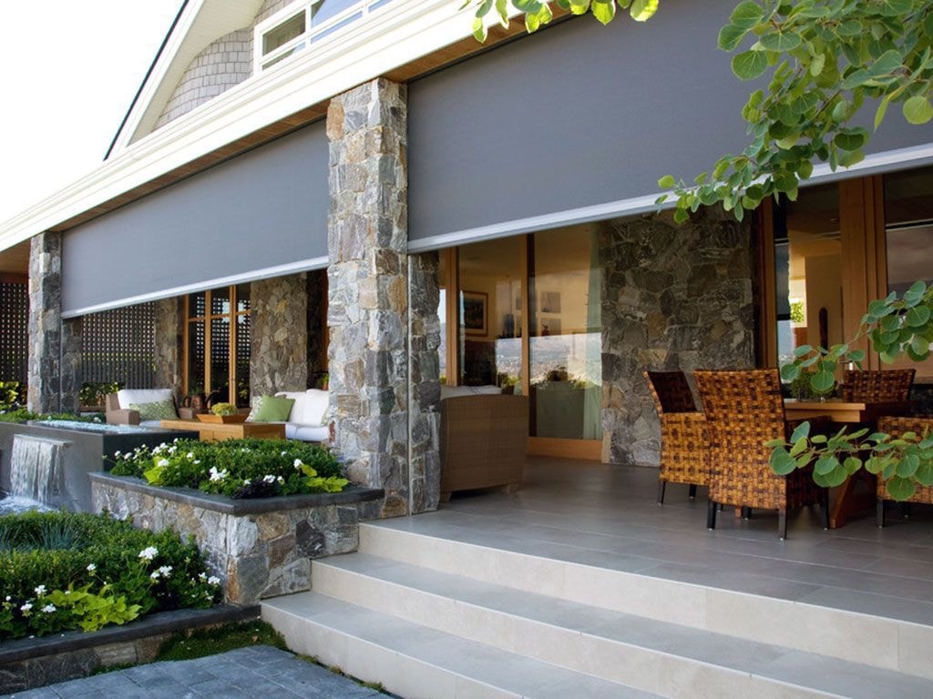 Motorised and Manual Drop Rolls installation project 2 in Costa Mesa, CA