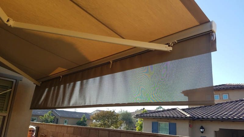 Motorised and Manual Drop Rolls installation project 5 in Costa Mesa, CA