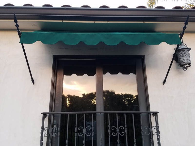 Flat Awnings and Spears installation project 7 in Costa Mesa, CA
