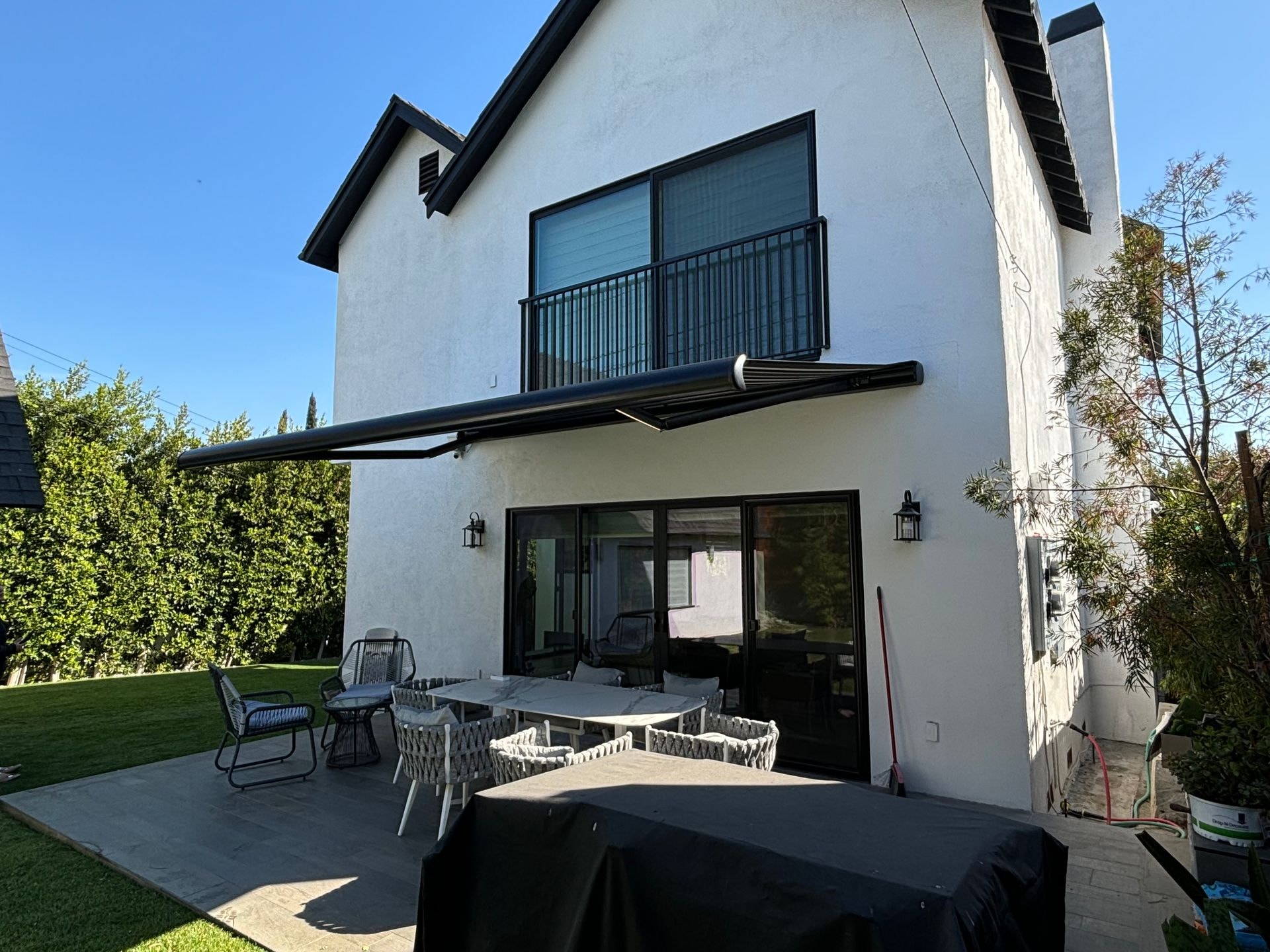 Retractable Awnings installation project 5 in Costa Mesa, CA
