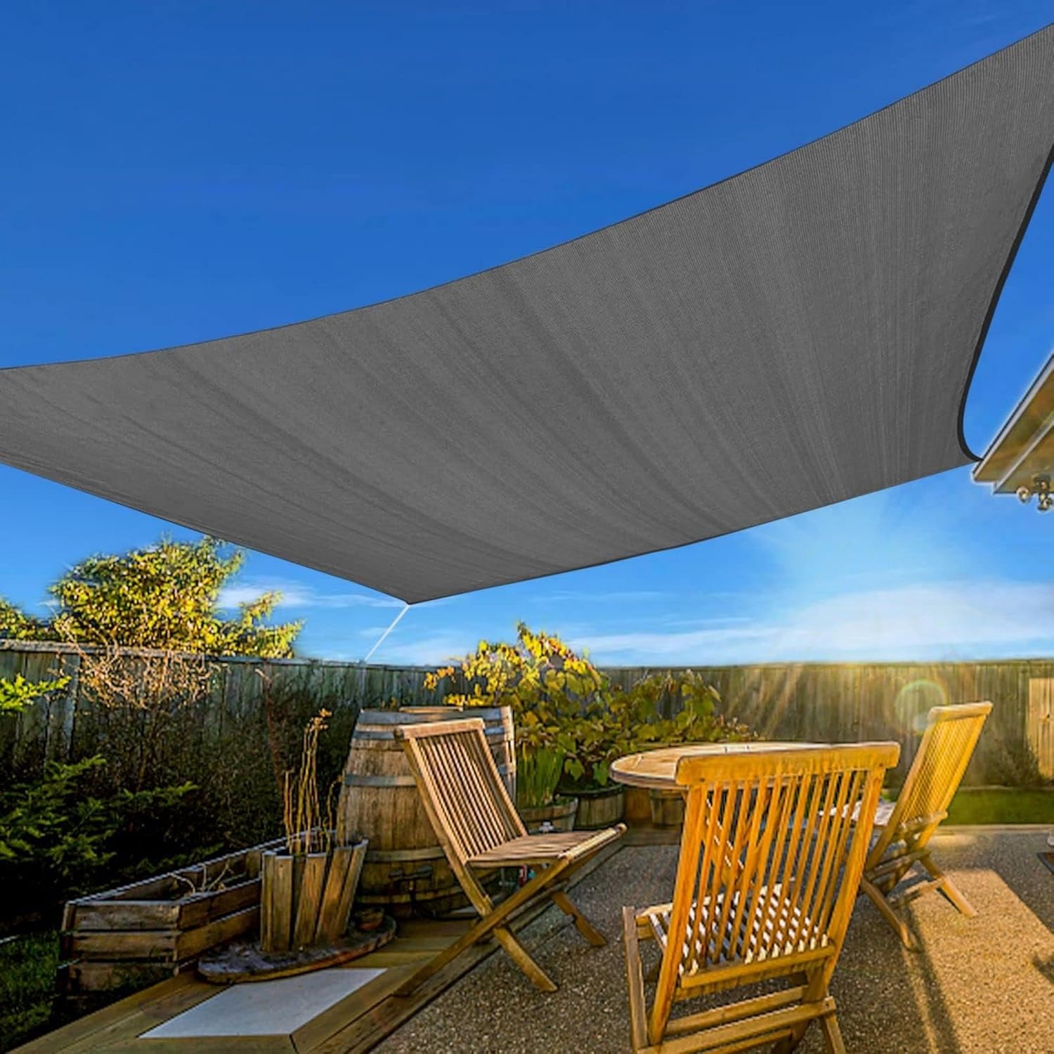 Sail Shade installation project 4 in Costa Mesa, CA