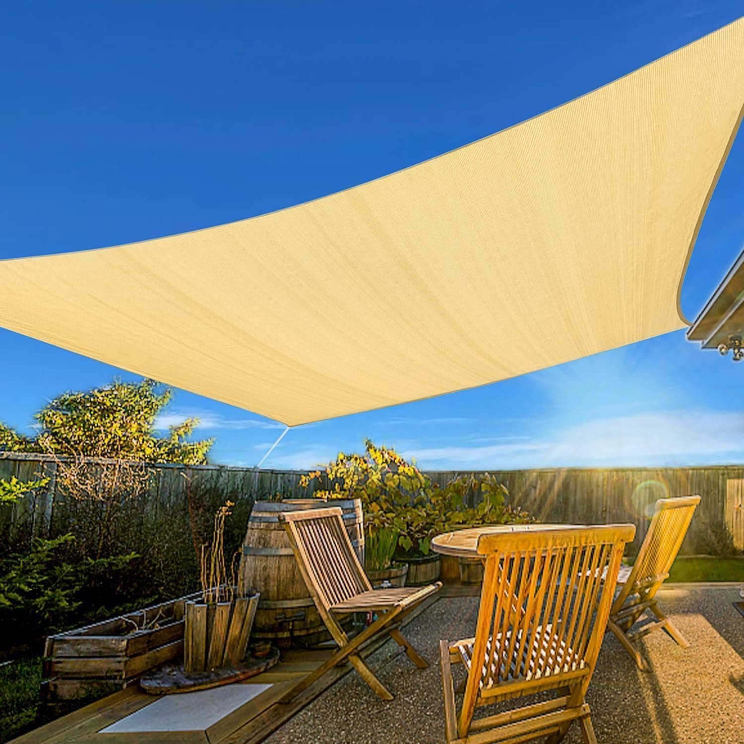 Sail Shade installation project 6 in Costa Mesa, CA