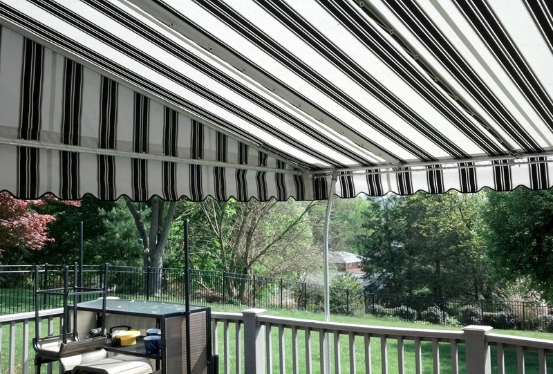 Stationary Awnings installation project 1 in Costa Mesa, CA