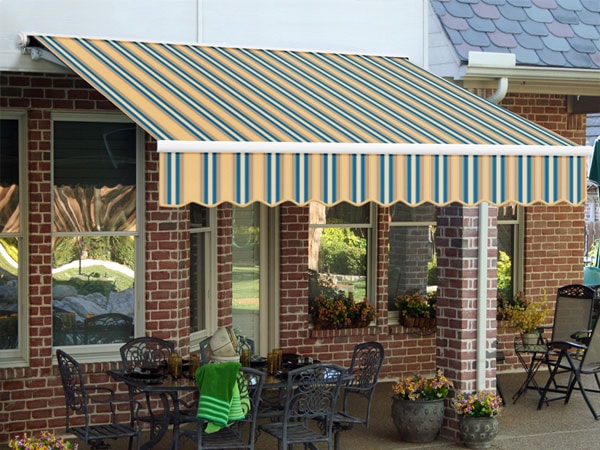 Stationary Awnings installation project 2 in Costa Mesa, CA