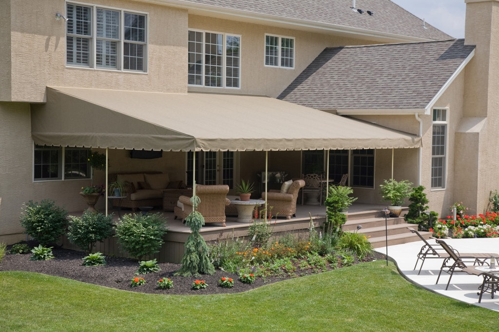 Stationary Awnings installation project 8 in Costa Mesa, CA