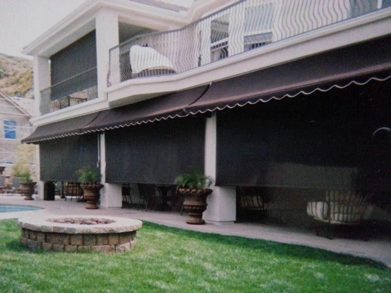 Custom awning for Costa Mesa backyard