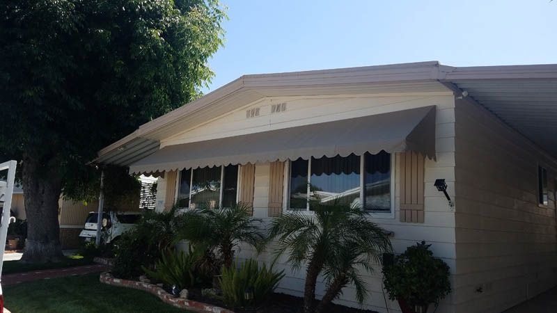 Modern shade structure in Fountain Valley