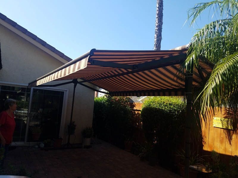 Modern shade structure in Garden Grove