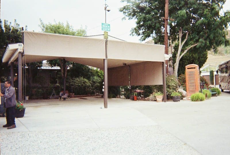 UV-protection shade installed in Huntington Beach