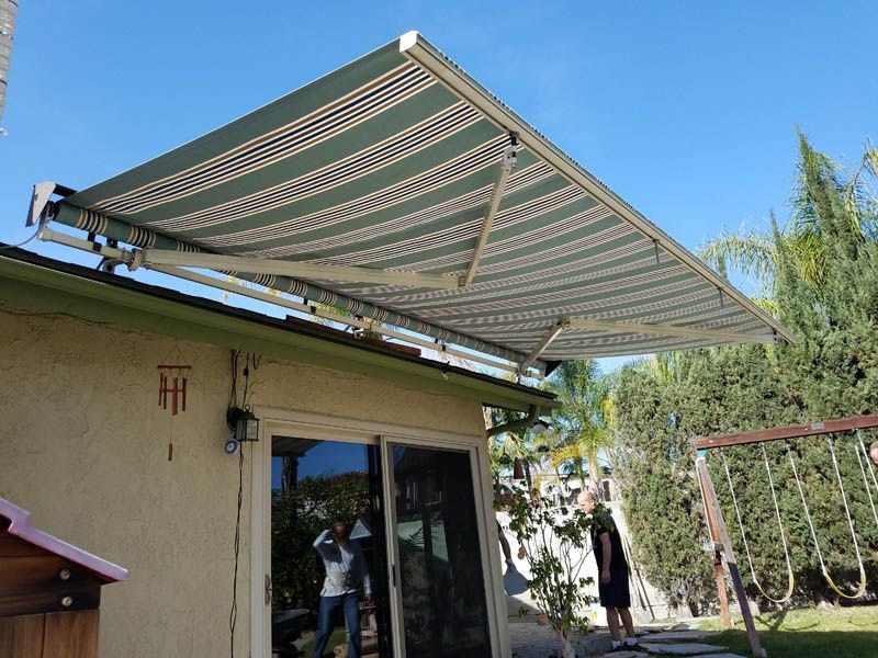 Modern shade structure in Newport Beach