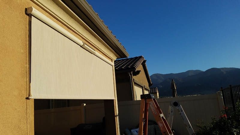 Window awning installation in Orange County